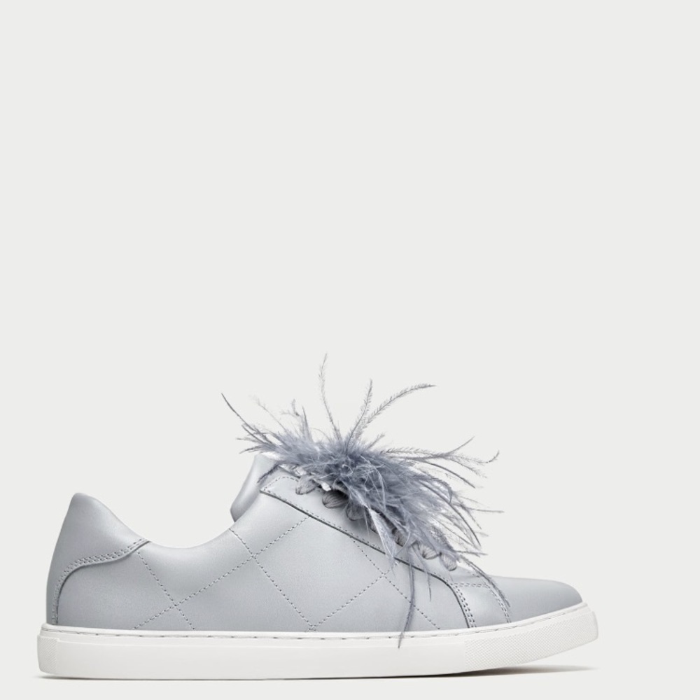 ZARA Sneakers With Feathers - Picture 3 of 6